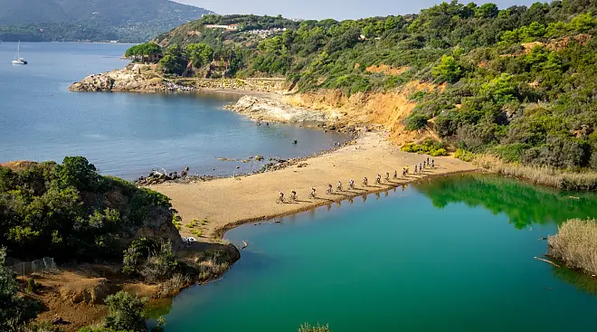 Schöne Buchten mit dem Bike entdecken